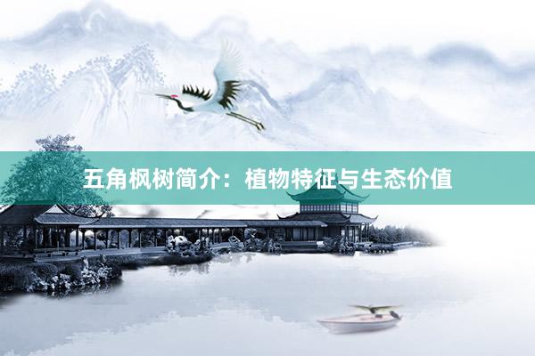 五角枫树简介：植物特征与生态价值
