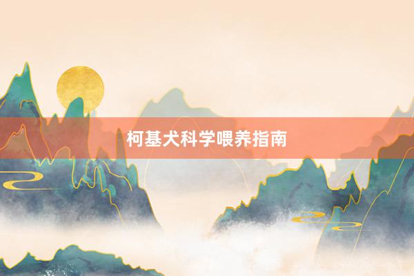 柯基犬科学喂养指南